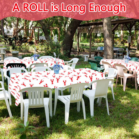 Mepase white red design boosting lobster dinner ambiance