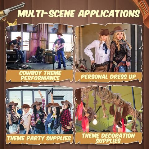 Mepase party props cowboy hats ideal for photo booth moments.