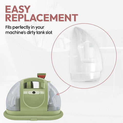 Secure-fit dirty water tank for Little Green 3369 restores suction performance.