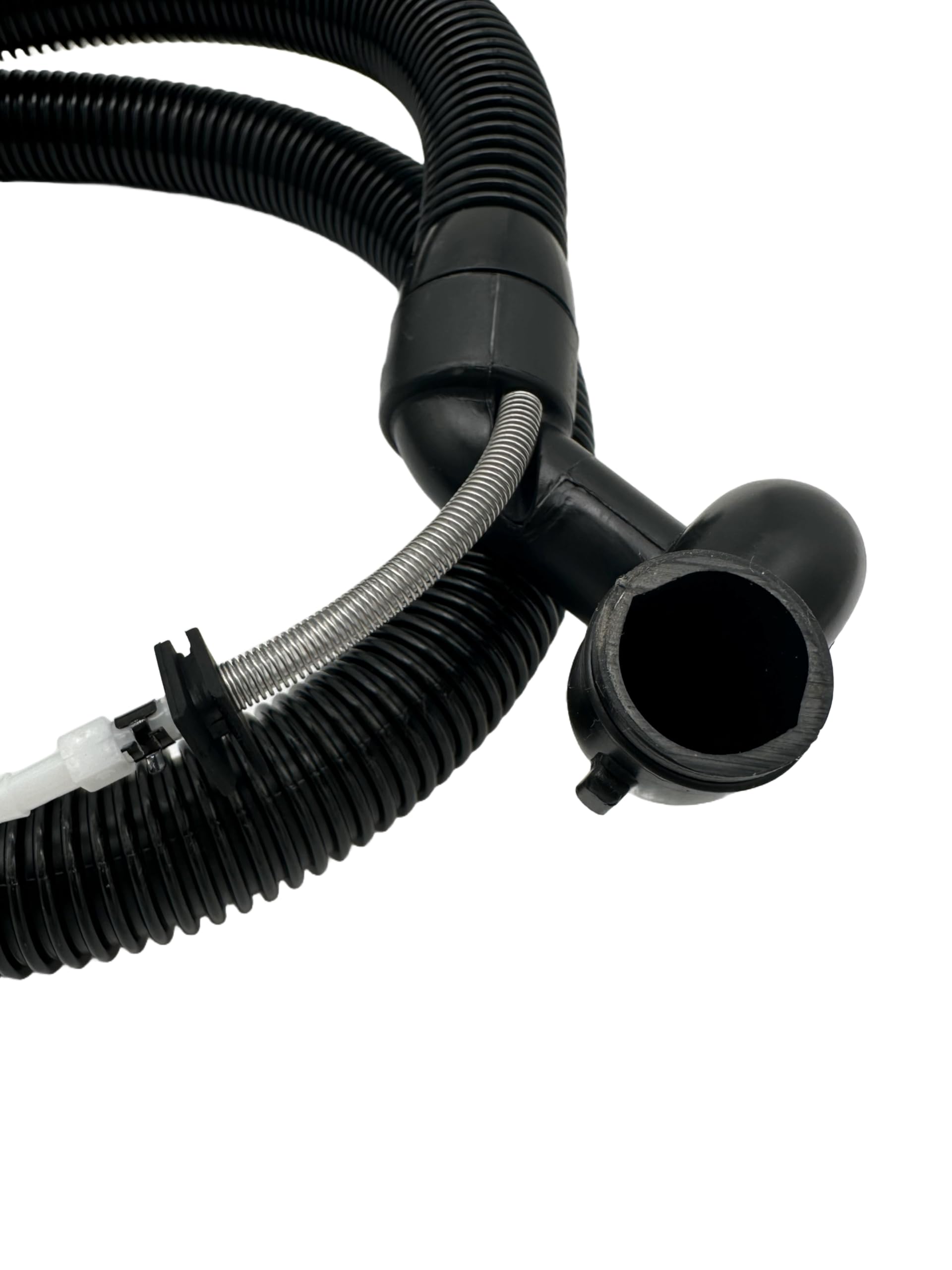 Merchandise Mecca hose improves suction and airflow for efficient cleaning.