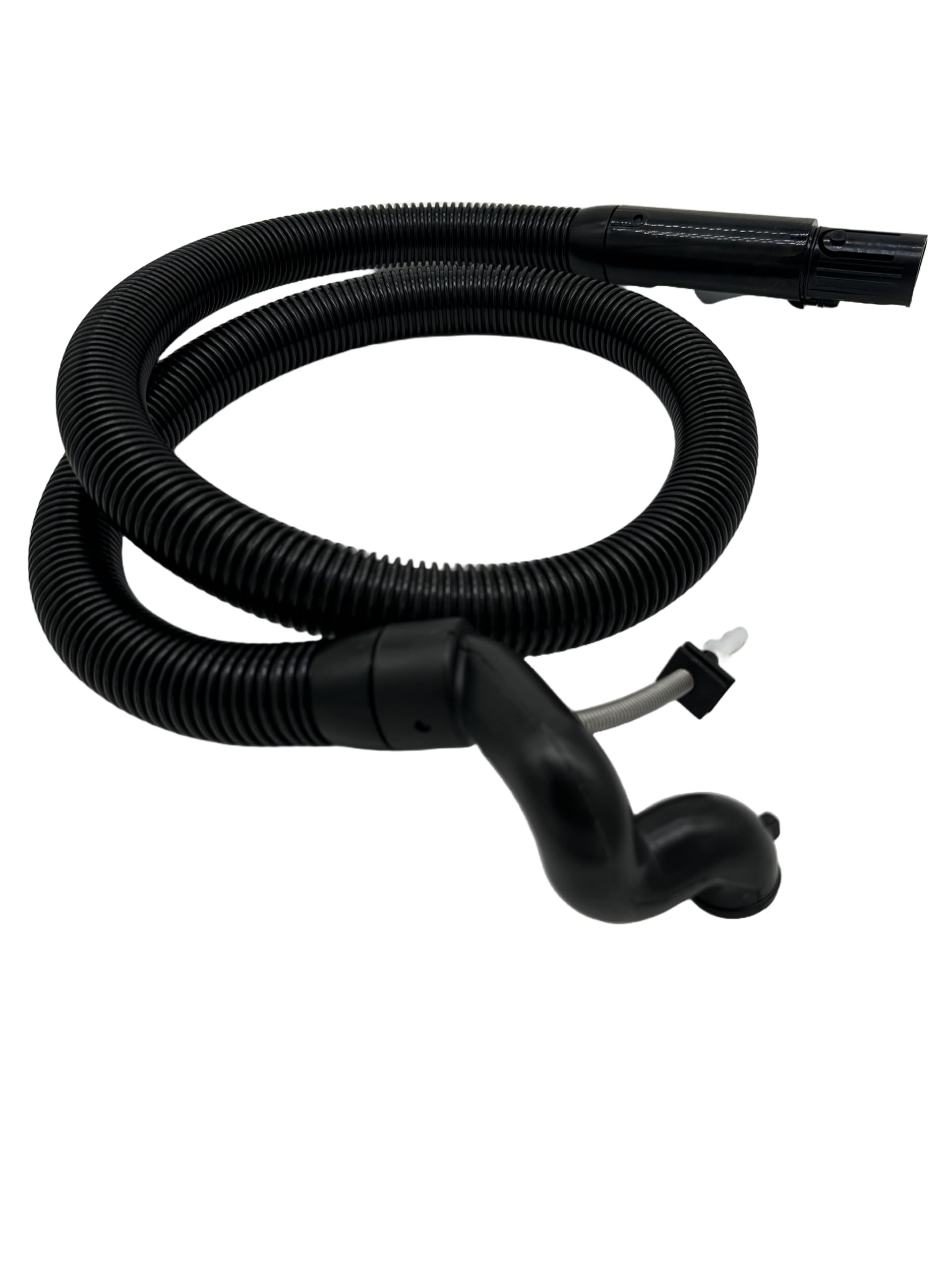 Merchandise Mecca long-reach hose helps cleaning stairs and car interiors.