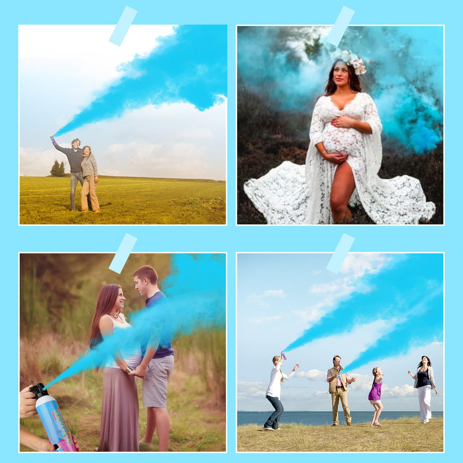 Merear blue powder-per-unit for simple setup and quick cleanup