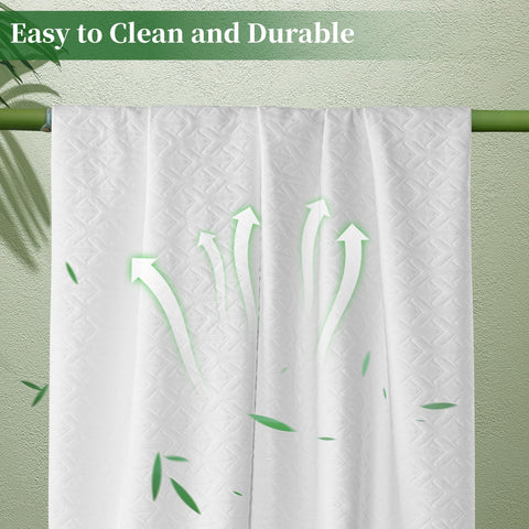 MERITLIFE anti-slip mesh skirt stabilizes the protector on the mattress