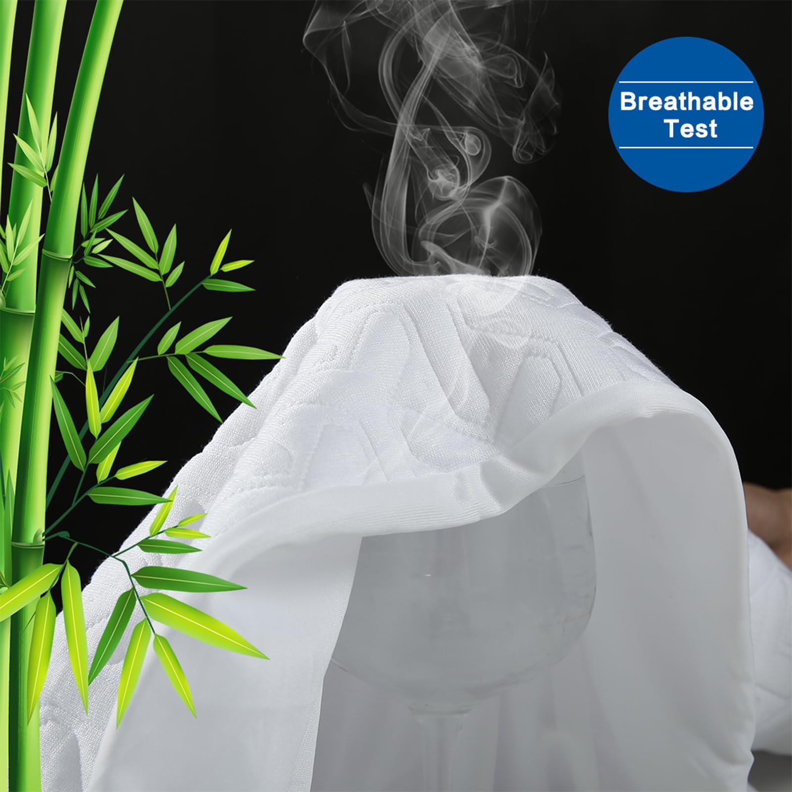 MERITLIFE noiseless protector prevents crinkling for undisturbed nights
