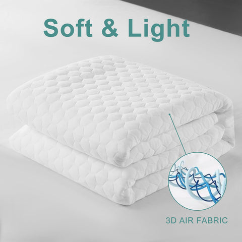 MERITLIFE protector features a mesh skirt for flexible, snug fit without shifting.