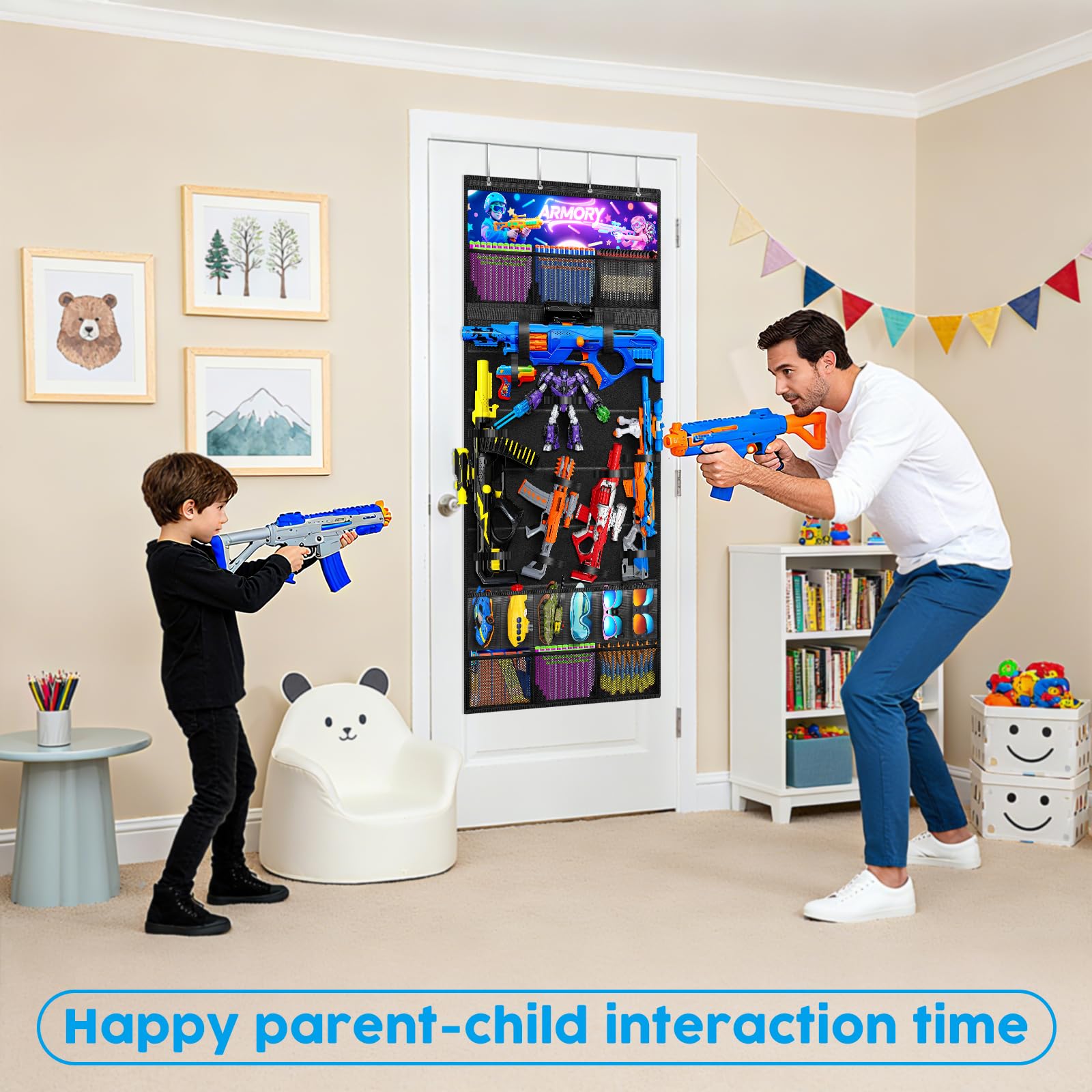 Merjrod kids-room-use toy storage keeps rooms organized during play sessions.
