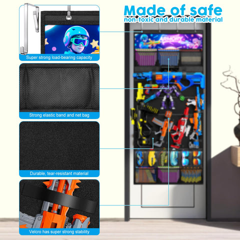 Merjrod transparent mesh pockets help visualize contents at a glance.