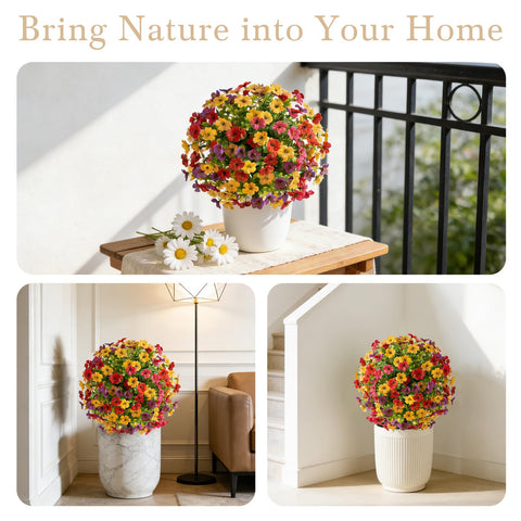 MERRI GLOW indoor faux topiary for living room decor