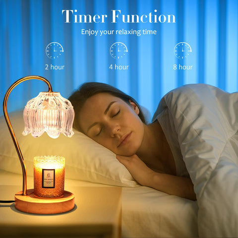 Merrtody flameless safety design warms candles without fire risk in any room.