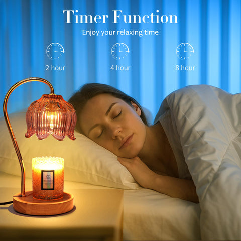 Merrtody flower warmer bulbs included support steady fragrance diffusion.