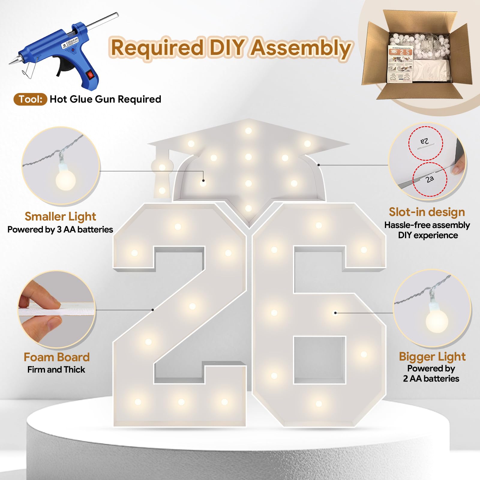 Merry Mosaics warm string lights create cozy glow