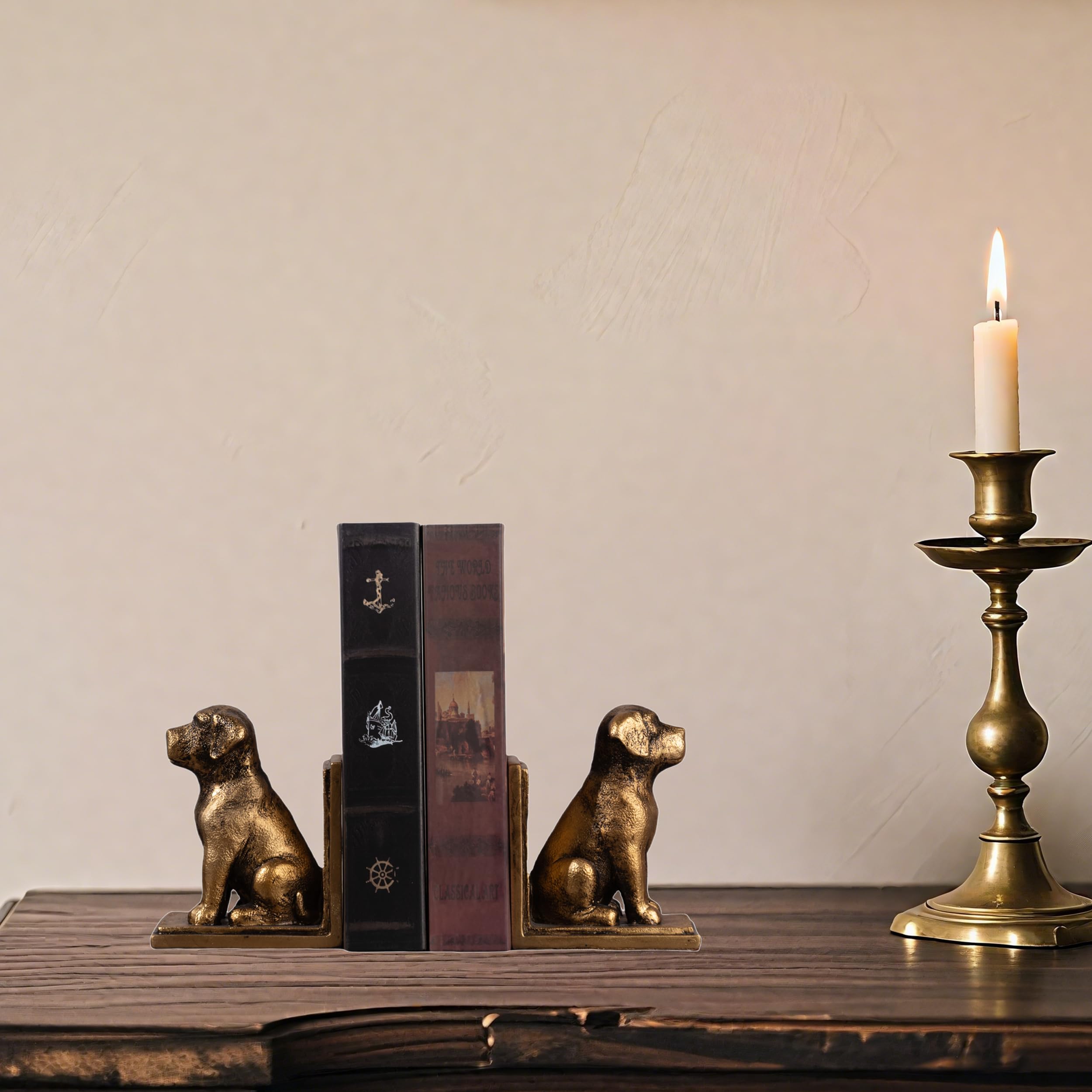 Mervkis resin dog statue doubles as decor and organizer.