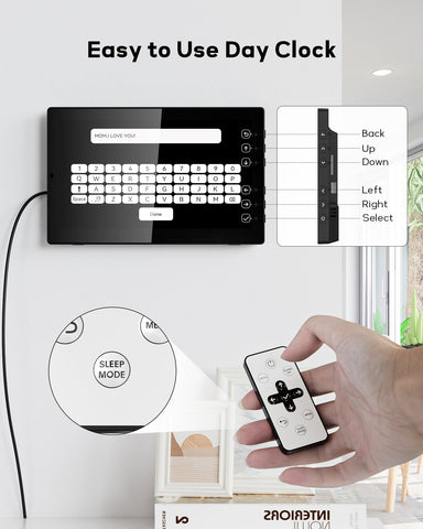 Mesqool clock daily alarms help stay on schedule with flexible reminders.