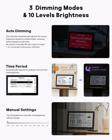 Mesqool clock medication reminders support routines and caregiver peace of mind.