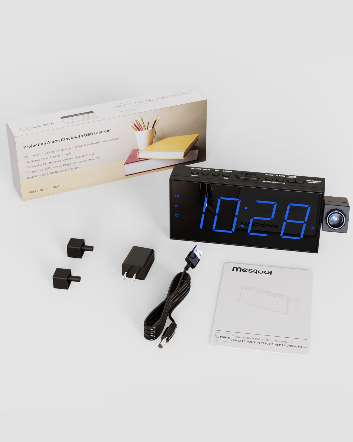 Mesqool DST and 12/24H options for flexible time formats.