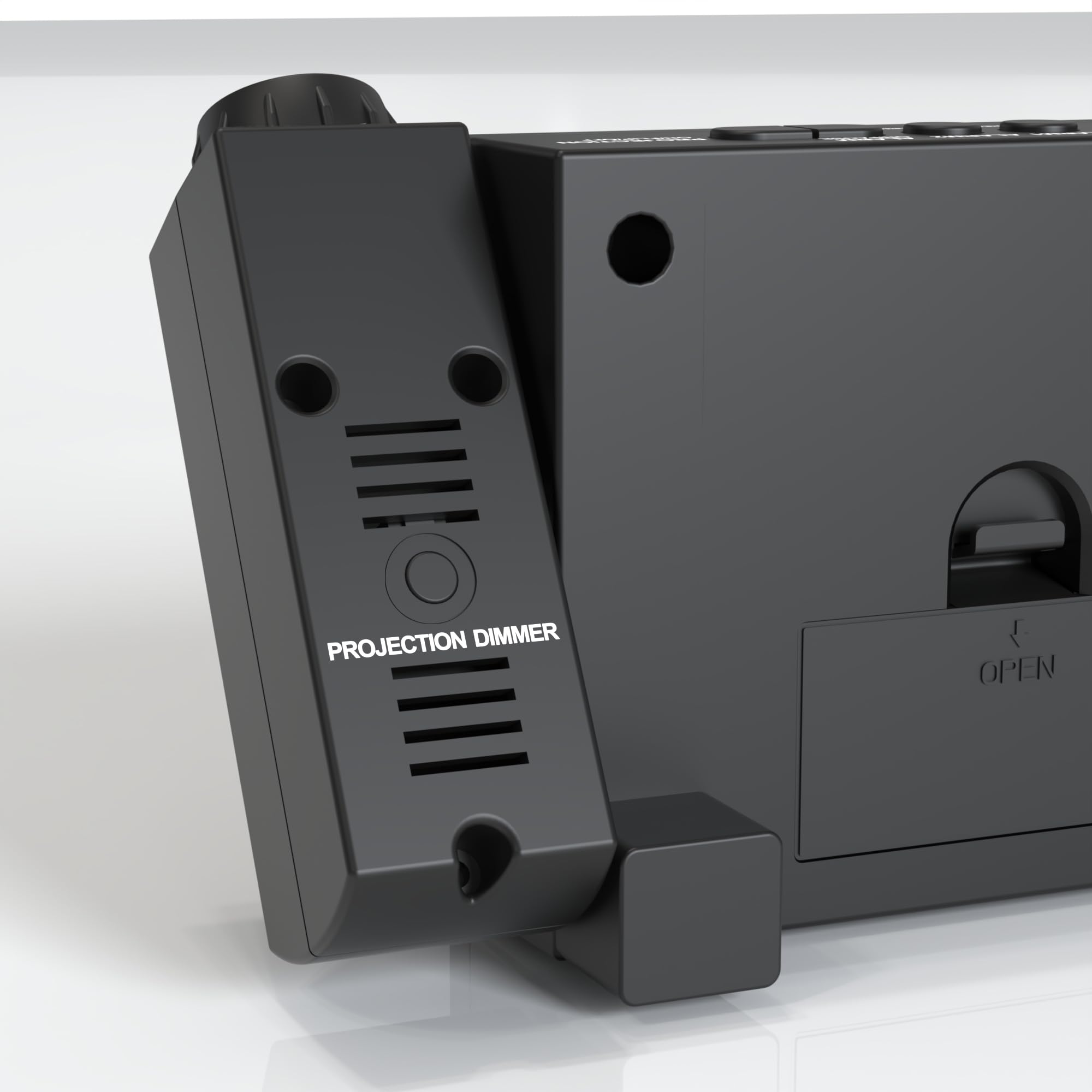 Mesqool large LED display with five dimming levels for clear visibility.