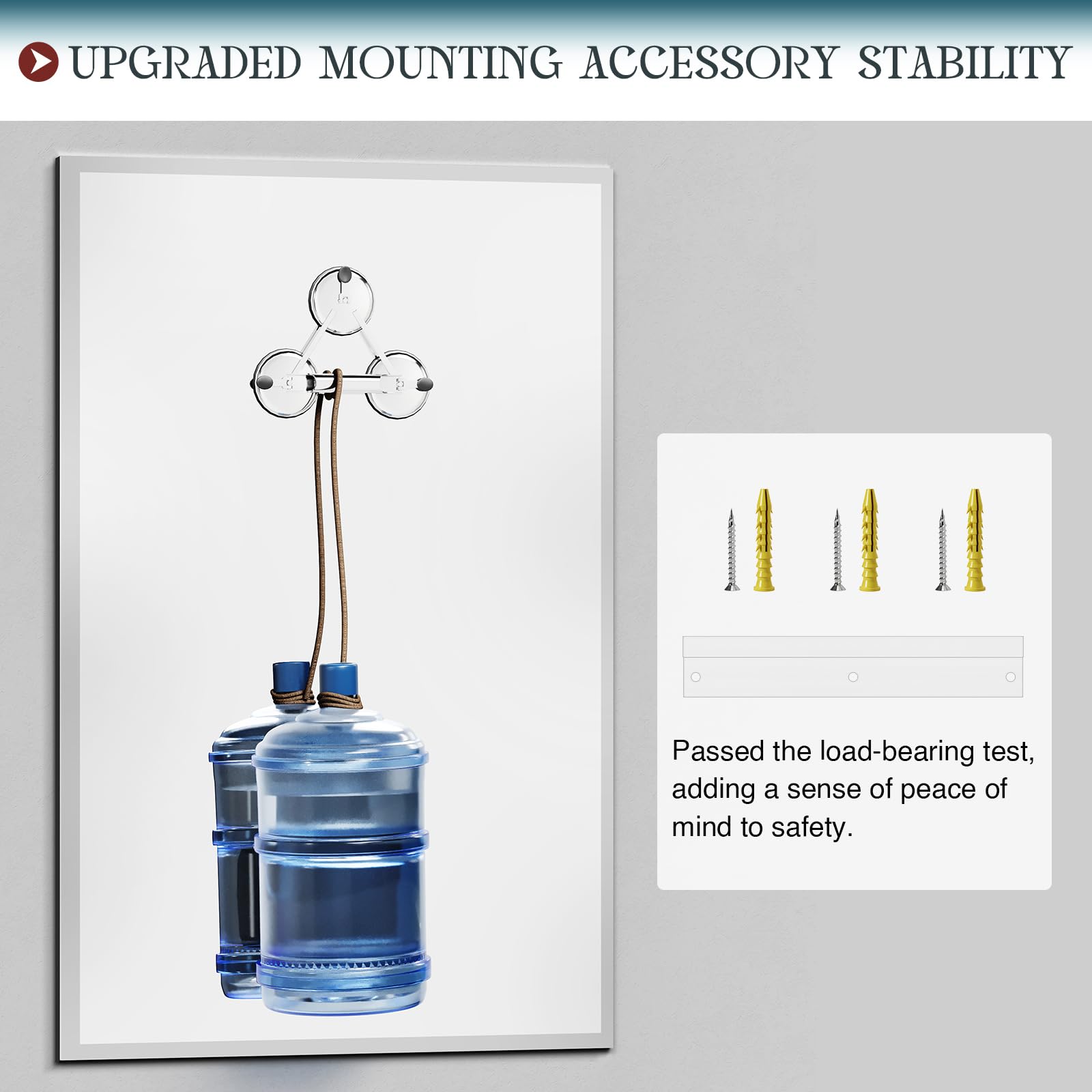 Mestikits frameless mirror mounted horizontally for wide vanity reflections.