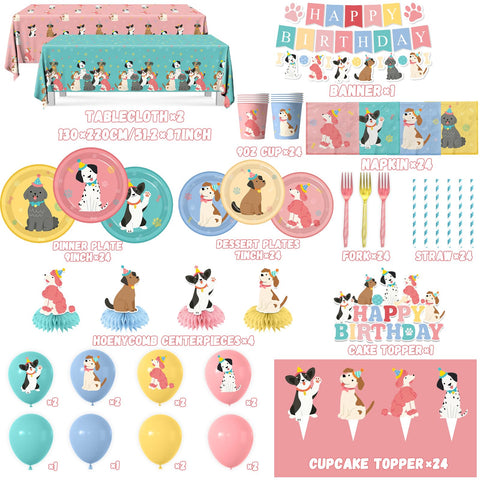 Meuqeaju dog birthday cake toppers perfect finishing touch for cupcakes