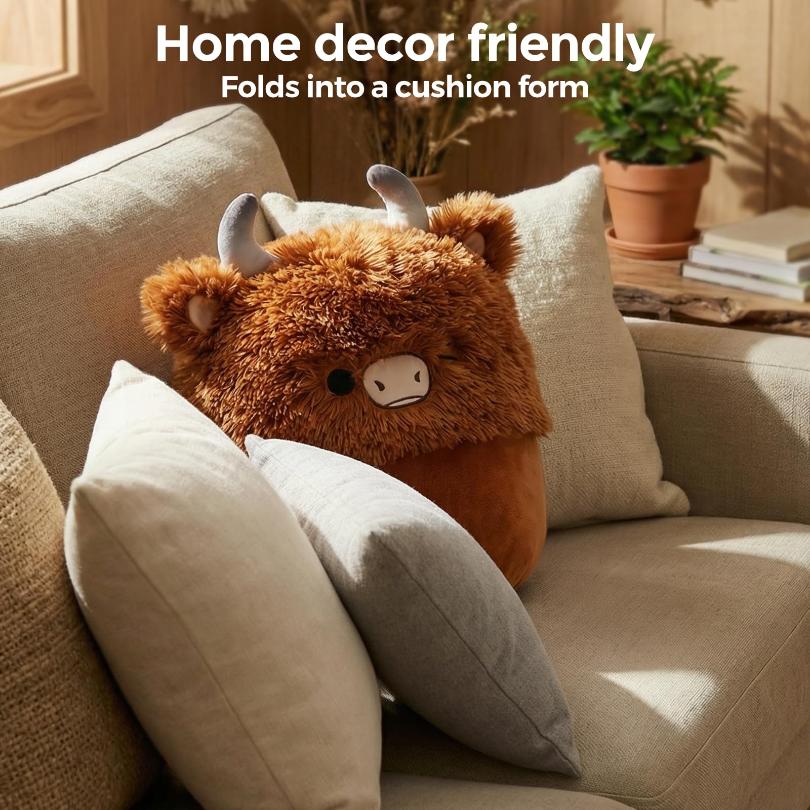 Mewaii adorable Highland Cow gift design suits animal lovers.