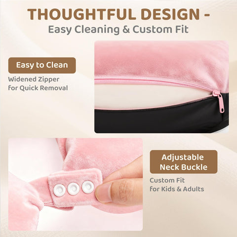 Bonus storage bag keeps the pillow organized during travel.