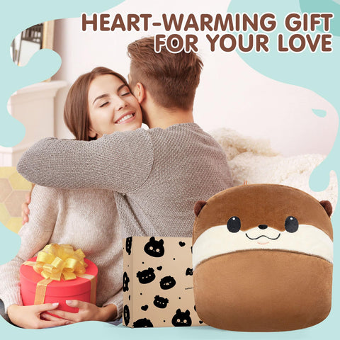 Mewaii wearable otter blanket hoodie ideal for movie nights and chilly mornings.
