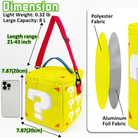 Mewcho Easter Basket bag inner mesh pocket keeps small items tidy.