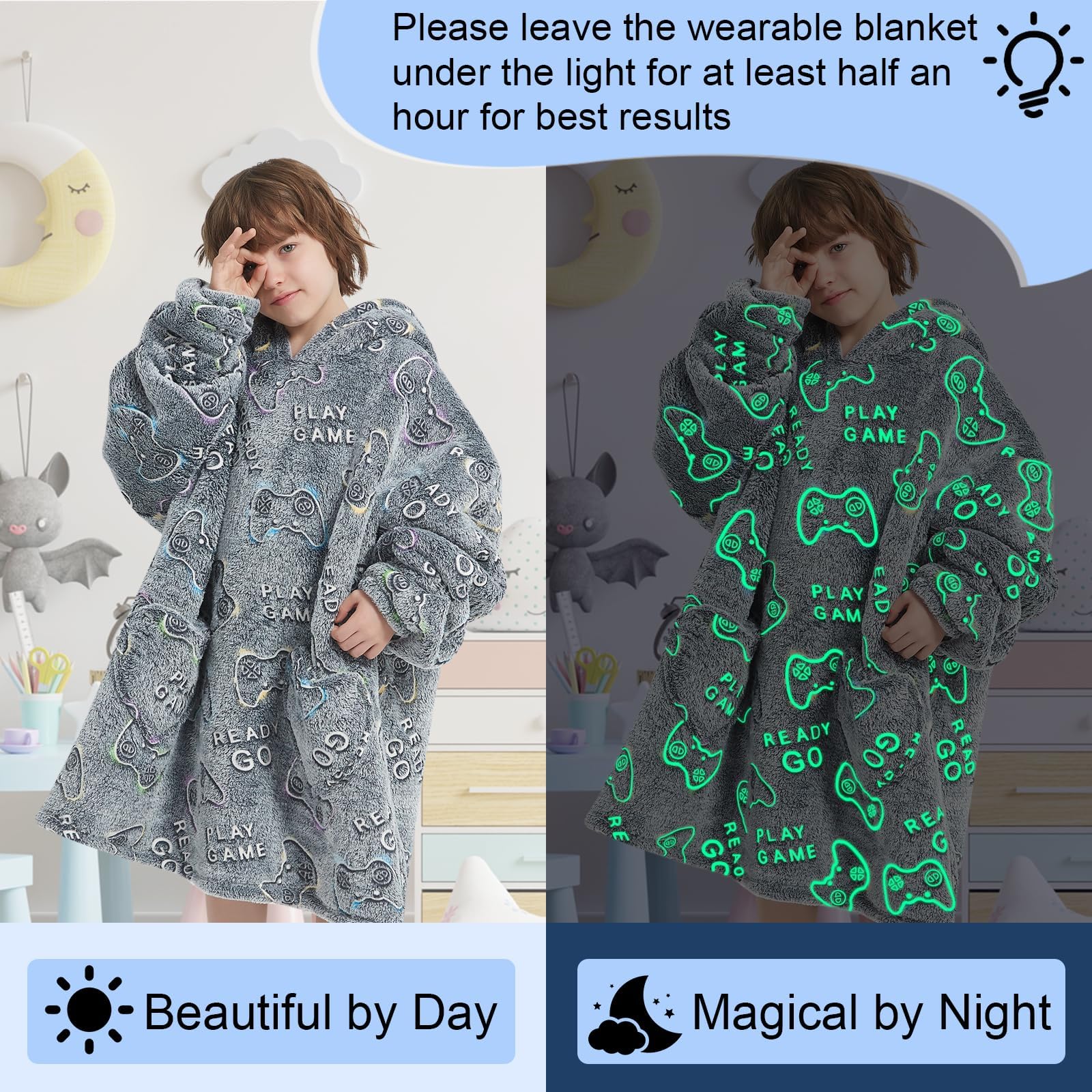 Mewkou hoodie features large pockets for snacks or toys