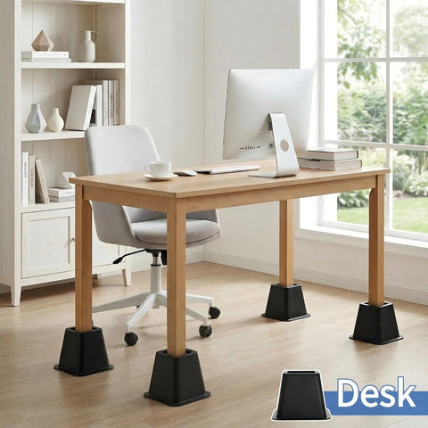 Mezchi anti-slip pads protect floors during height adjustments.