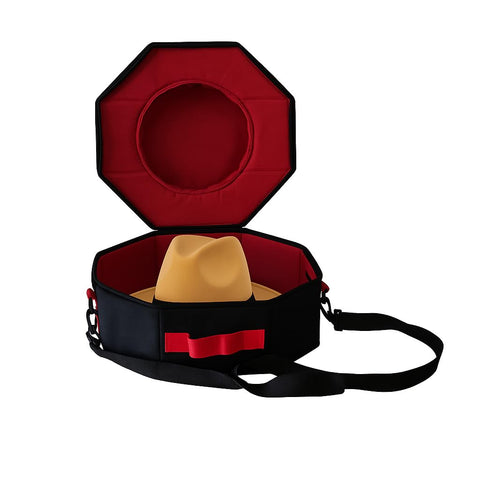 Mezonflex western fedora storage case for on-the-go use