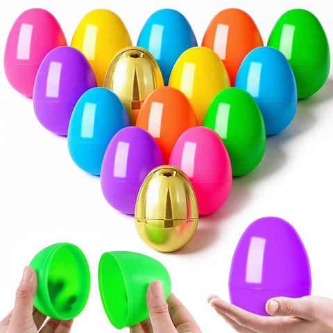 MGparty large blue 4-inch Easter egg for fillable hunts.