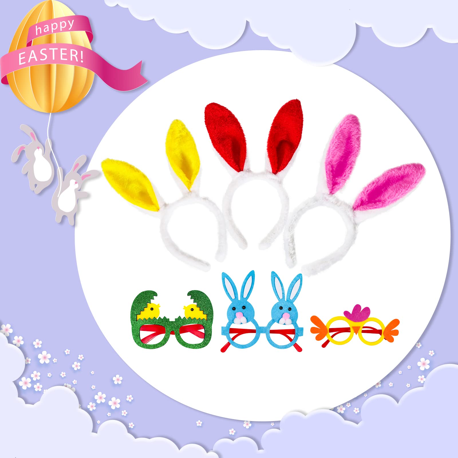 MGparty Easter egg hunt props for family celebrations