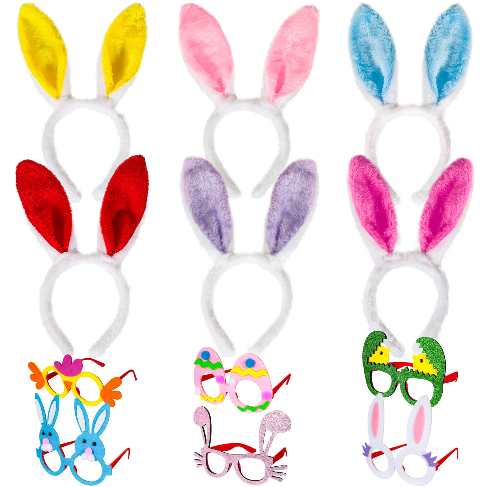 MGparty Easter glasses frame in colorful styles for playful photo booth