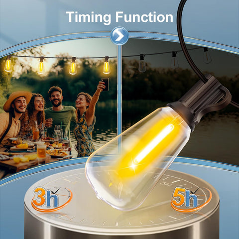 MGVIH weatherproof lights withstand rain and wind for year-round outdoor use.