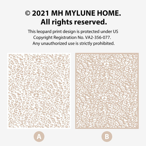 MH MYLUNE HOME leopard pattern texture close up shows microfiber softness