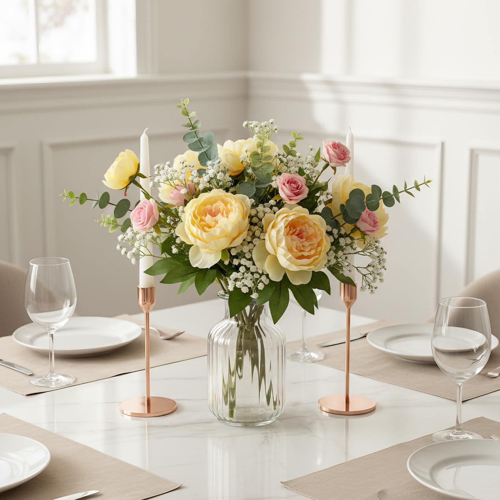 MHMJON maintenance-free white gypsophila for year-round decor