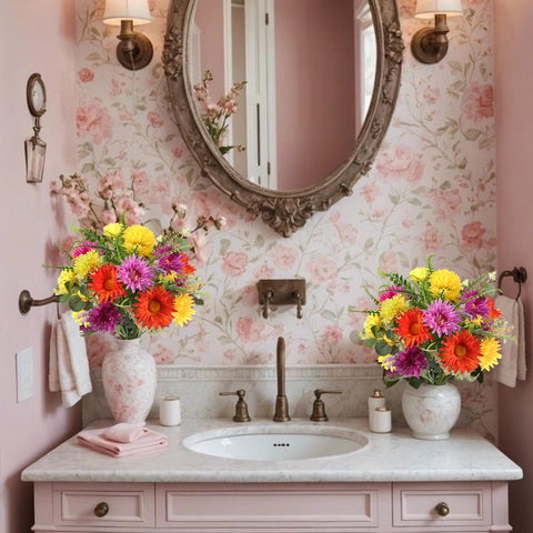 MHMJON porch corner arrangement bringing color without watering