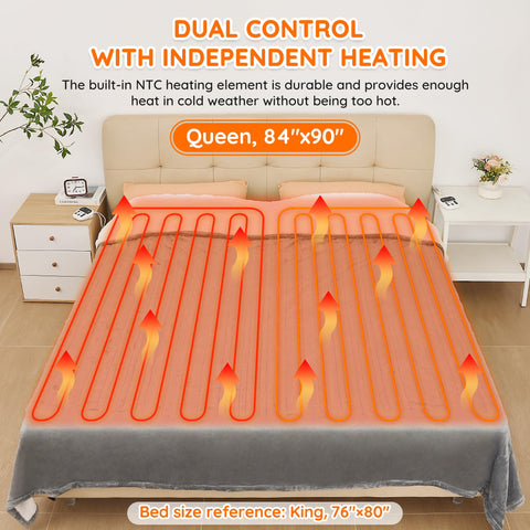 Mia&Coco blanket with soft flannel surface for plush warmth.