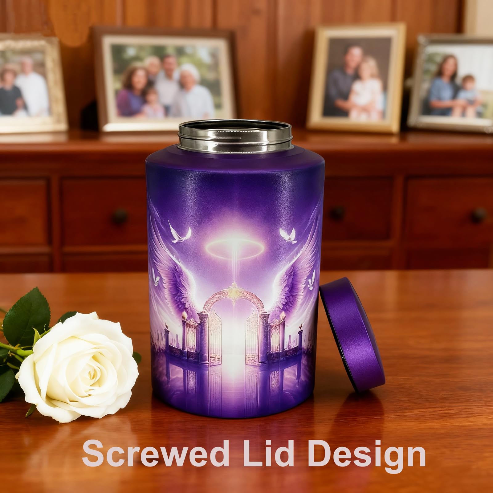 Mianachilu compact lightweight urn weighs 1.1 pounds for easy handling