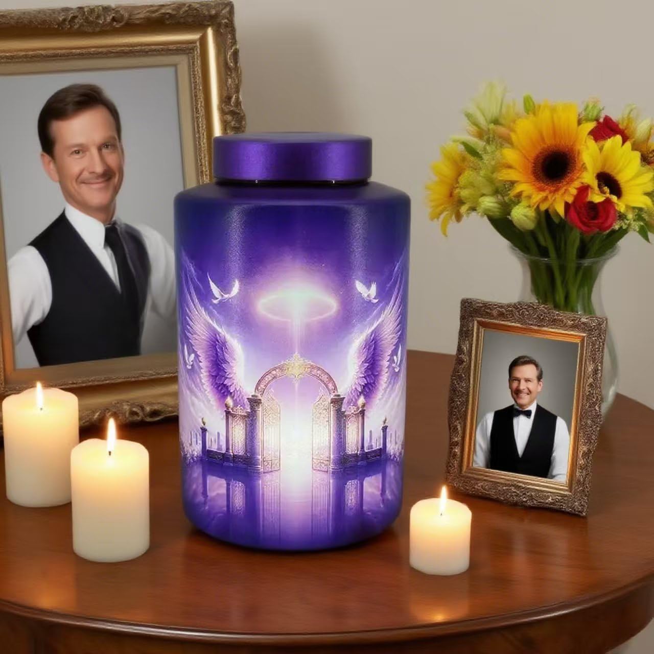 Mianachilu Gate of Heaven urn home display for dignified remembrance