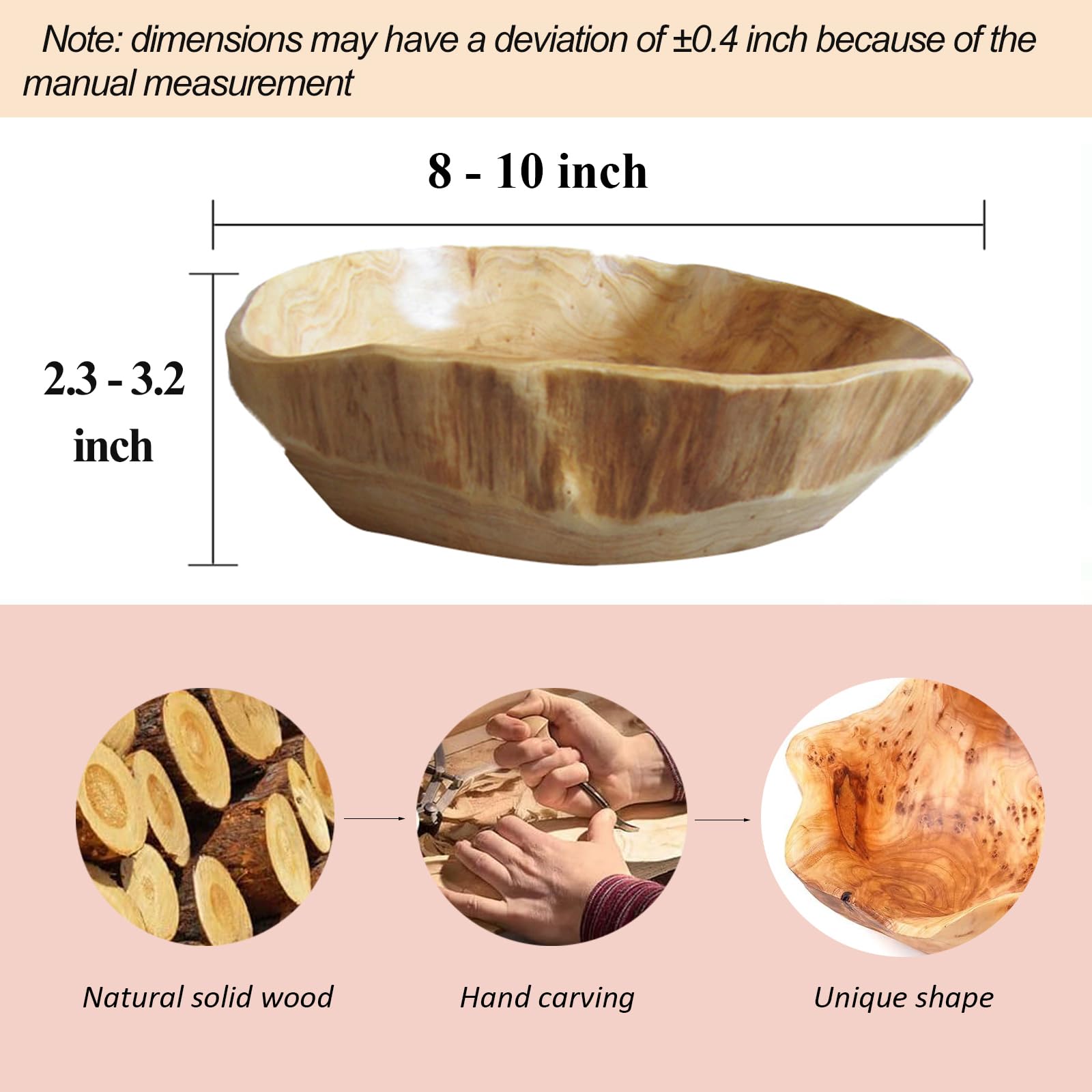 MIATTCLD hand-carved irregular design adds character to dining room