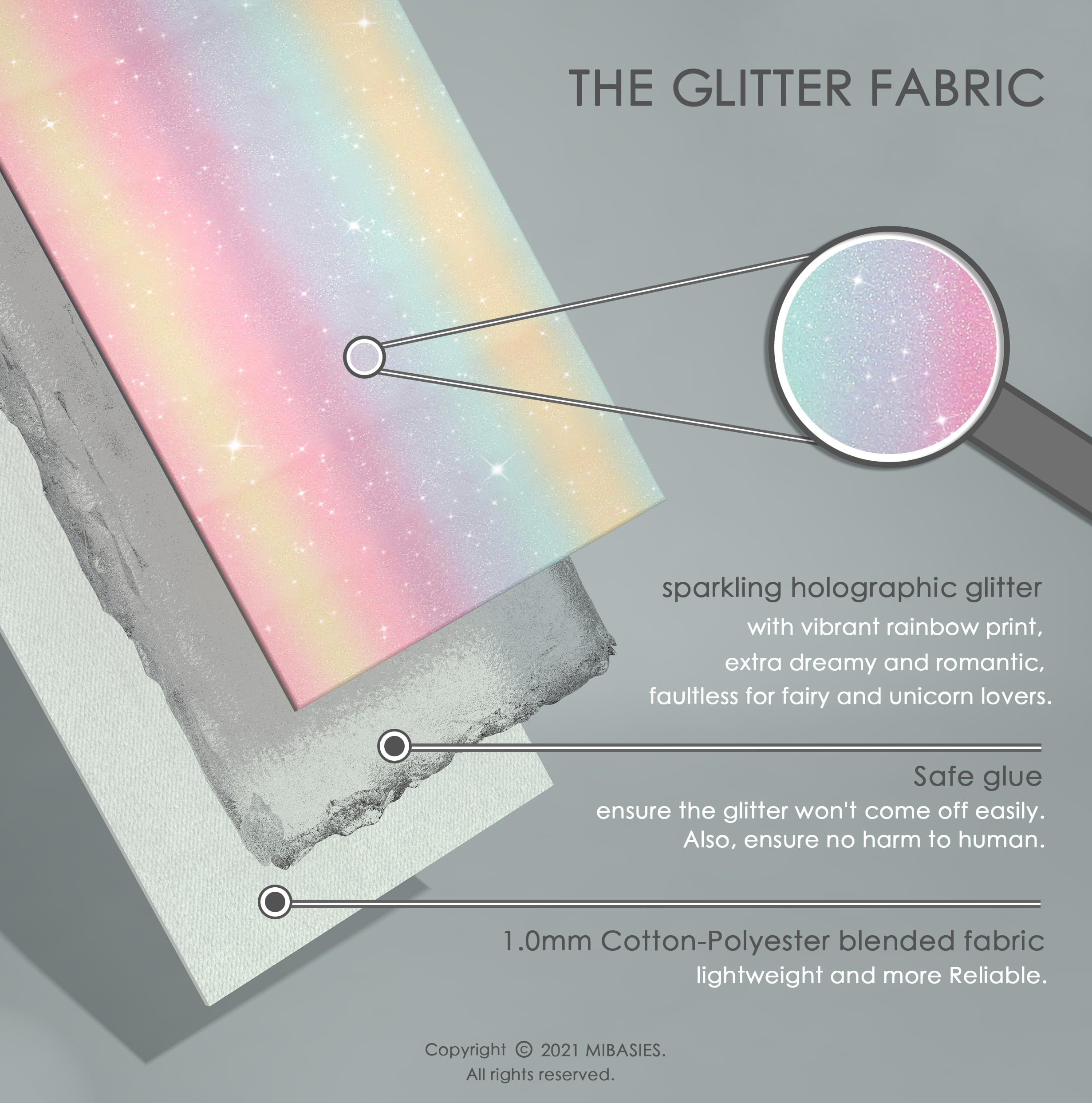 mibasies unicorn lunch bag rainbow glitter detail adds playful charm