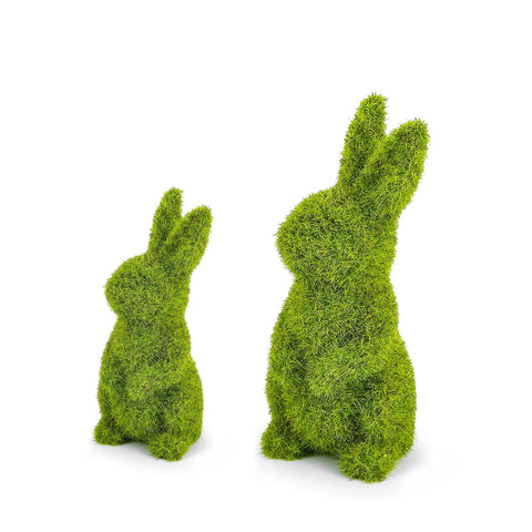 MicoSim moss rabbit indoor outdoor versatile decorative accent.