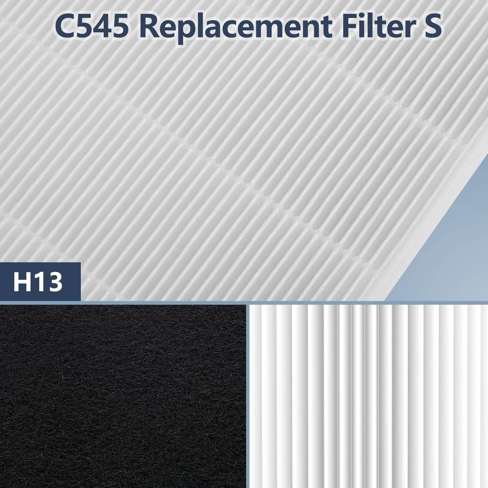 Midiex C545 has two HEPA filters and eight prefilters for thorough cleaning
