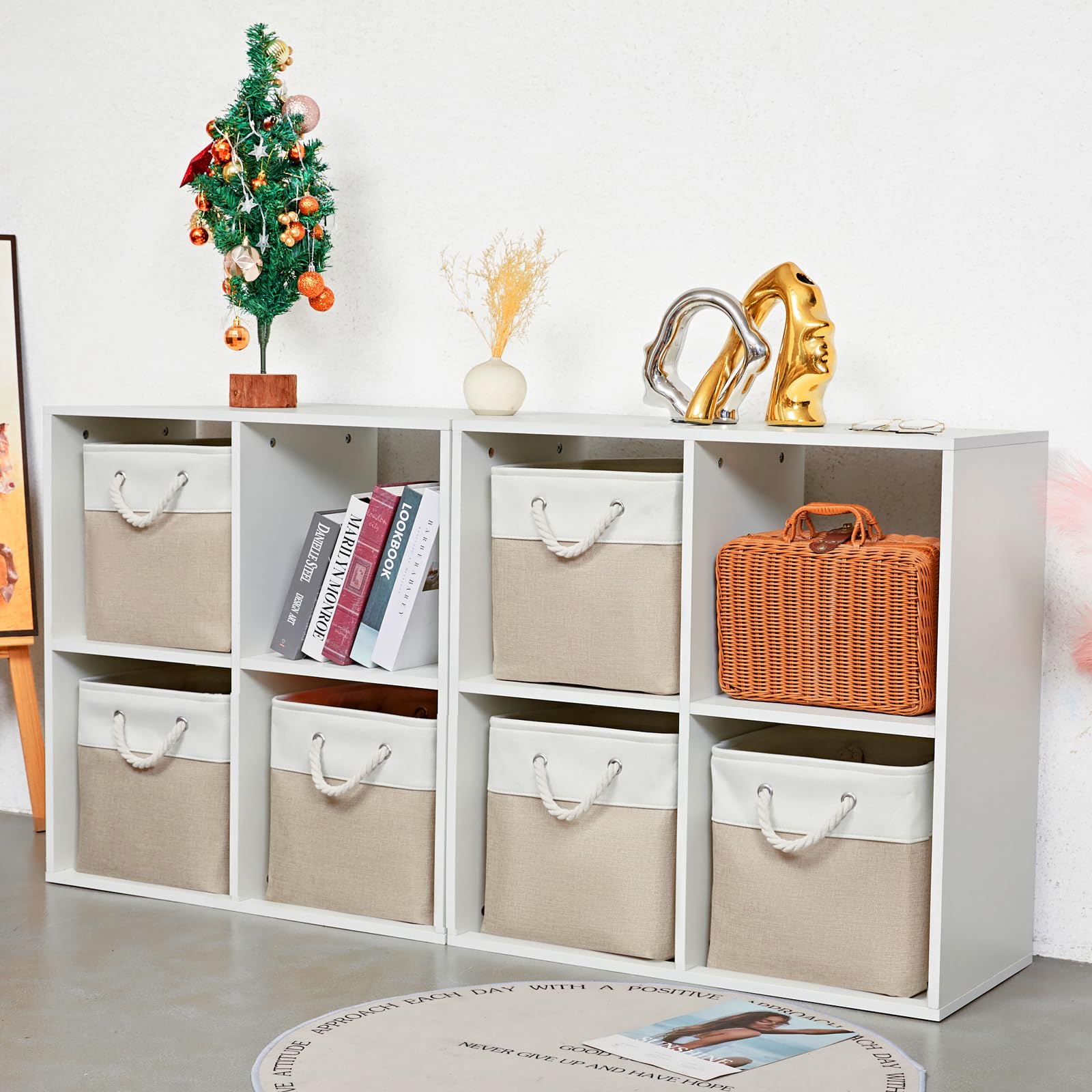 Perfect for shelves in office or living spaces for neat storage.