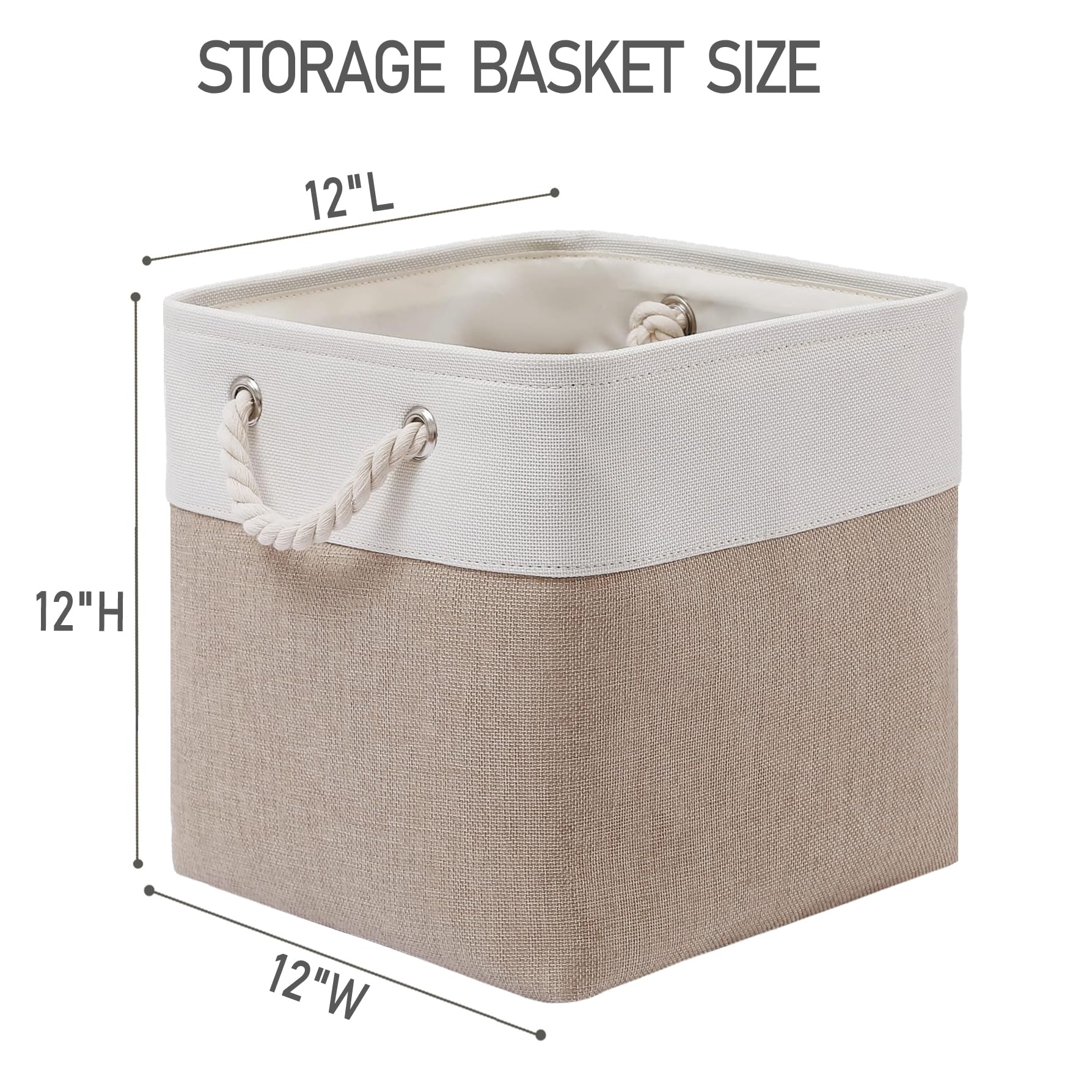 Use this cube bin for toys to reduce clutter and simplify cleanup.