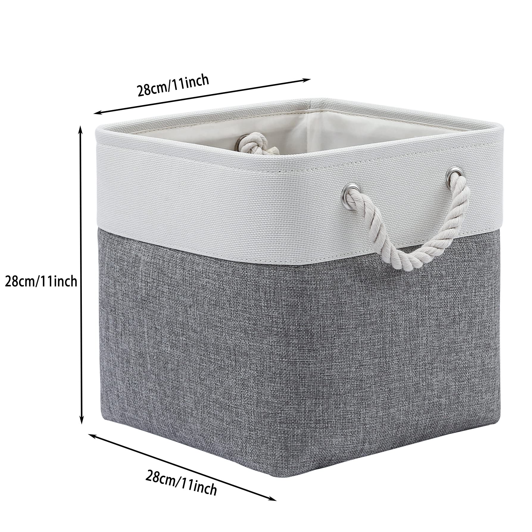 MidmmVick cube bin in closet used for clothing organization