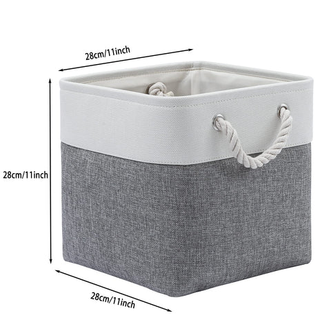 MidmmVick cube bin in closet used for clothing organization