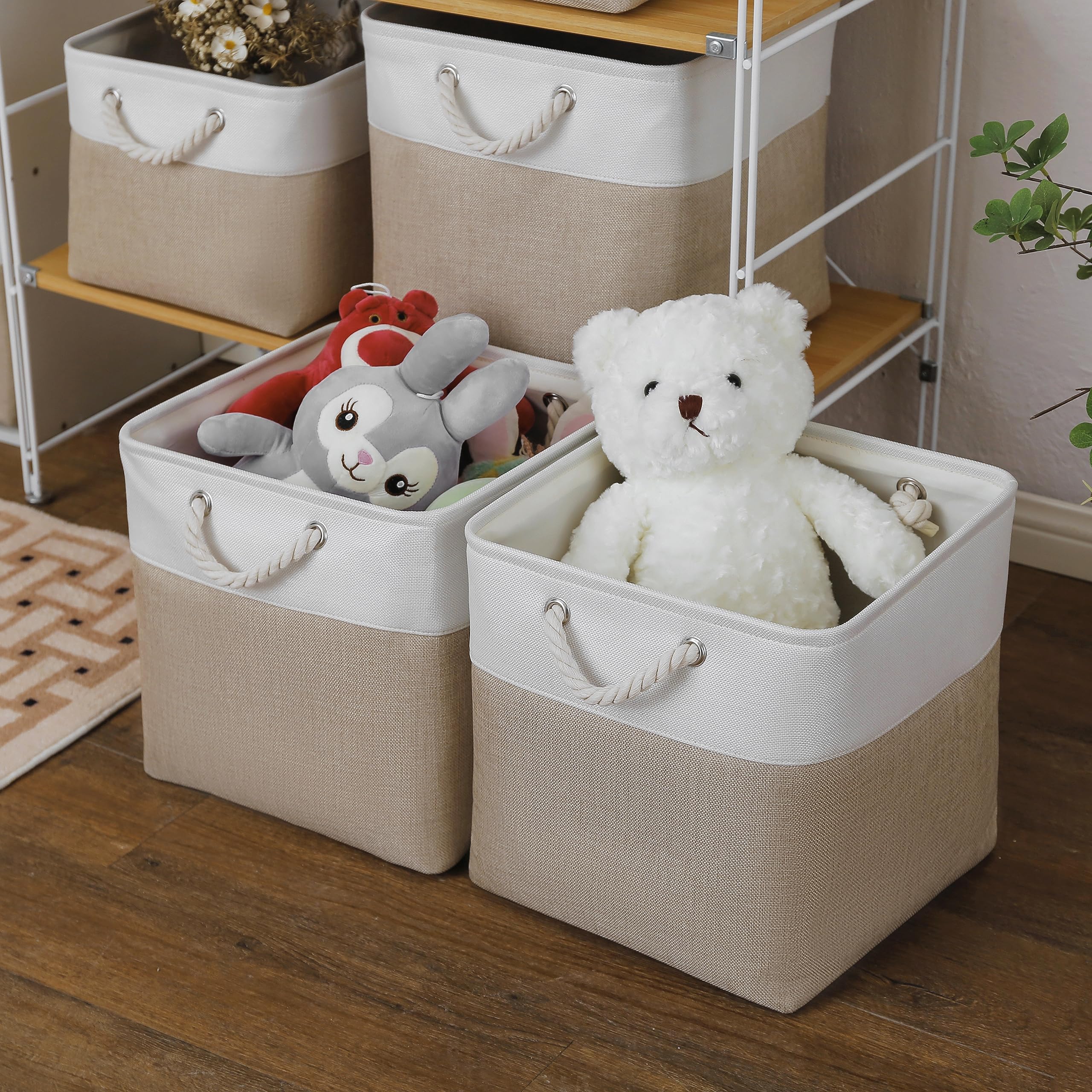 MidmmVick cube bin open 13 inch cube ideal for clothing and toys.