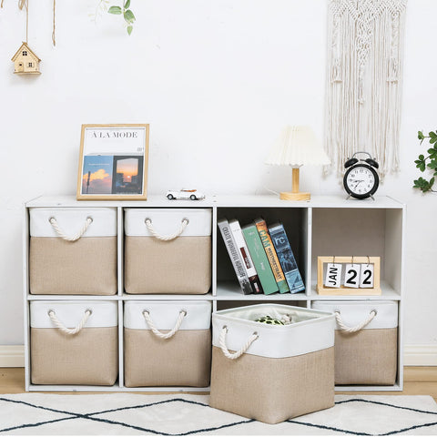 MidmmVick cube storage bin folded compact for easy storage