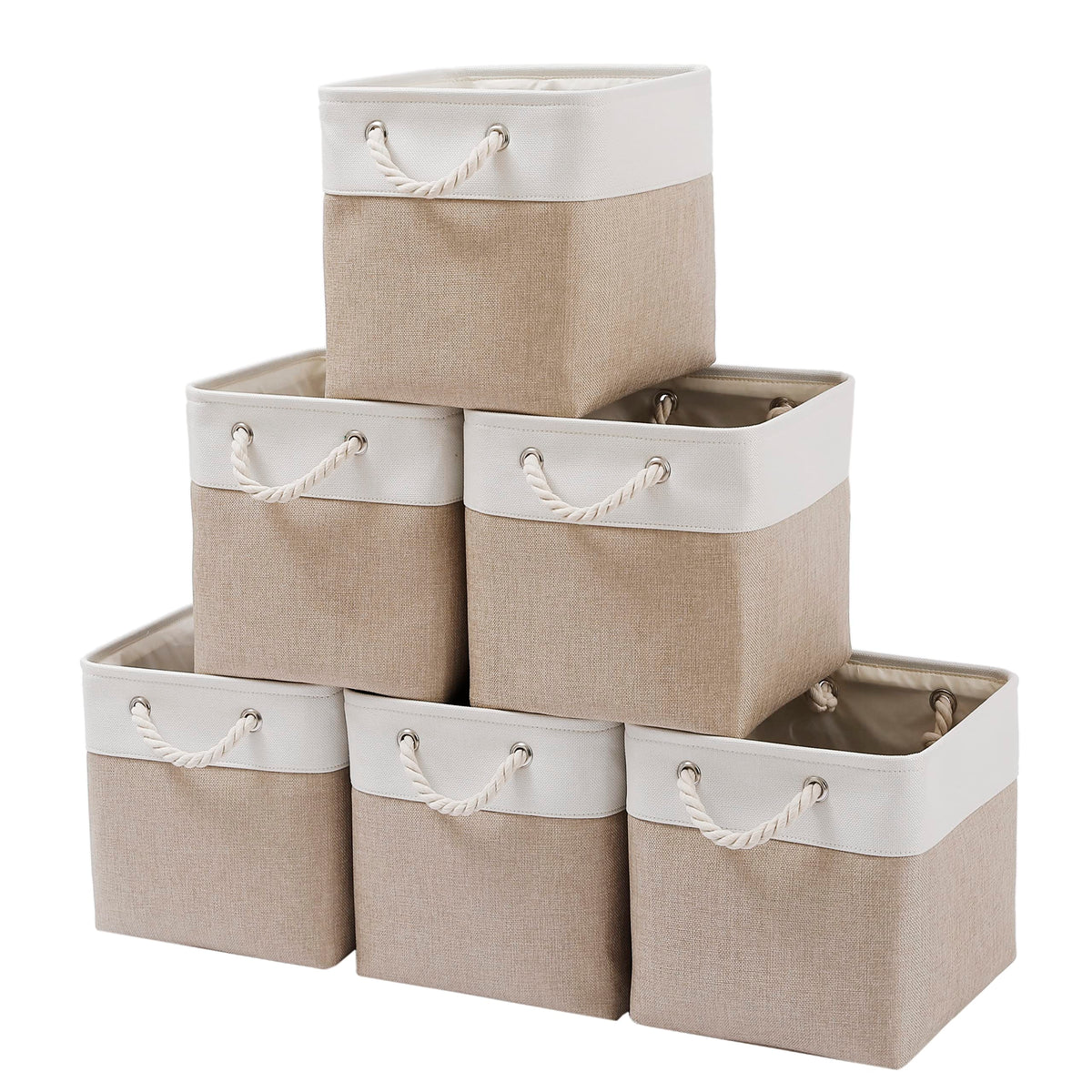 MidmmVick cube storage bin with top view for tidy, accessible spaces
